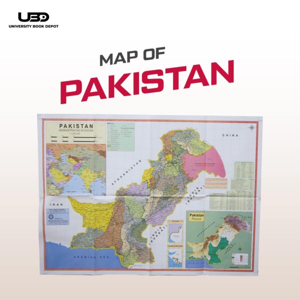 Pakistan Map in English