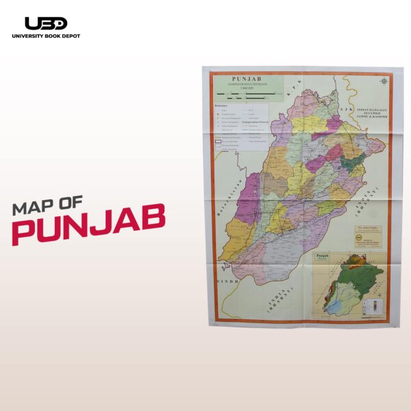 Punjab Map in English