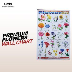 Beautiful Flowers Name Wall Poster with HD Pictures | School and Classrooms Decoration