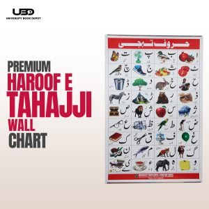 Haroof e Tahaji Wall Chart with Pictures | Alif Bay Wall Poaster with HD Pictures for Classroom Decoration