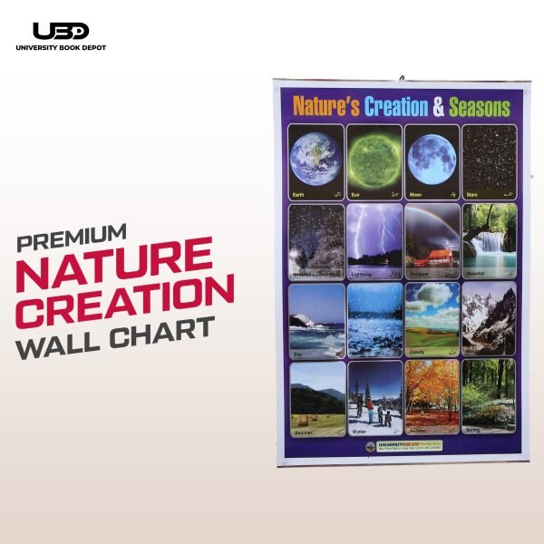Nature Creations and Seasons Wall Poster | 4 Seasons and Nature Creations on Wall Chart for Classroom