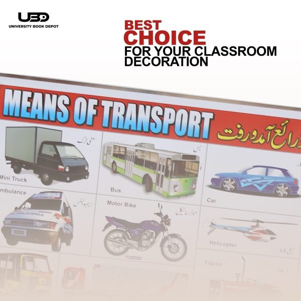 Means of Transport Wall Chart | Wall Poster of Transport for School and Classrooms Decoration - Image 4