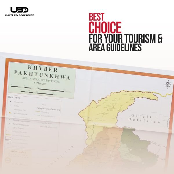 Khyber Pakhtunkhwa Map for Wall | KPK Map wall poster In English - Image 4