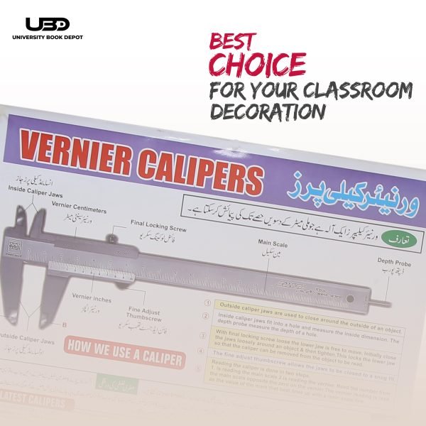 Vernier Caliper & Micrometer Wall Chart - Image 4
