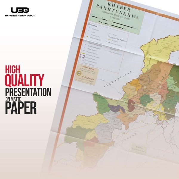 Khyber Pakhtunkhwa Map for Wall | KPK Map wall poster In English - Image 5