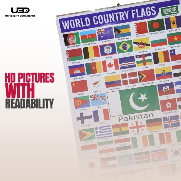 World Flags Wall Poster | Educational Wall Charts - Image 6