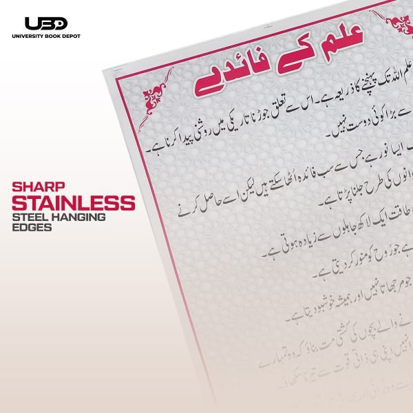 Ilm K Faiday Eassy Wall Chart | Wall Poster for Ilm k Faiday | Wall Chart for School and Classrooms Decoration - Image 7
