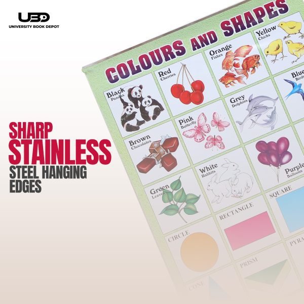 Colors and Shapes Wall Poster | Colours Name Wall Chart for Classroom - Image 7