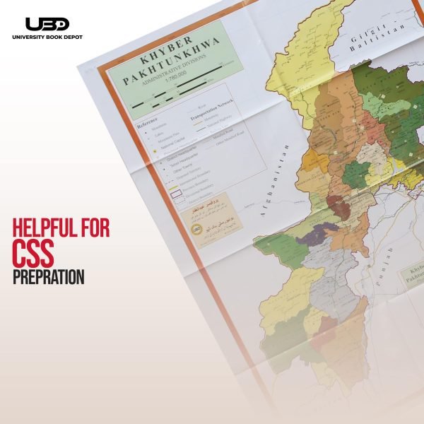 Khyber Pakhtunkhwa Map for Wall | KPK Map wall poster In English - Image 7