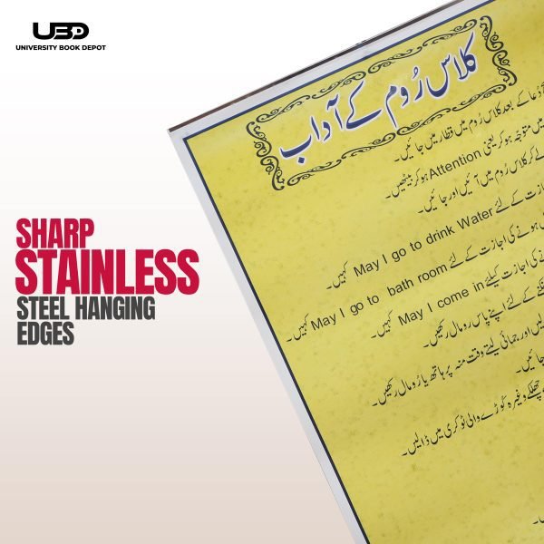 "Classroom Manners" wall chart in Urdu - Image 7